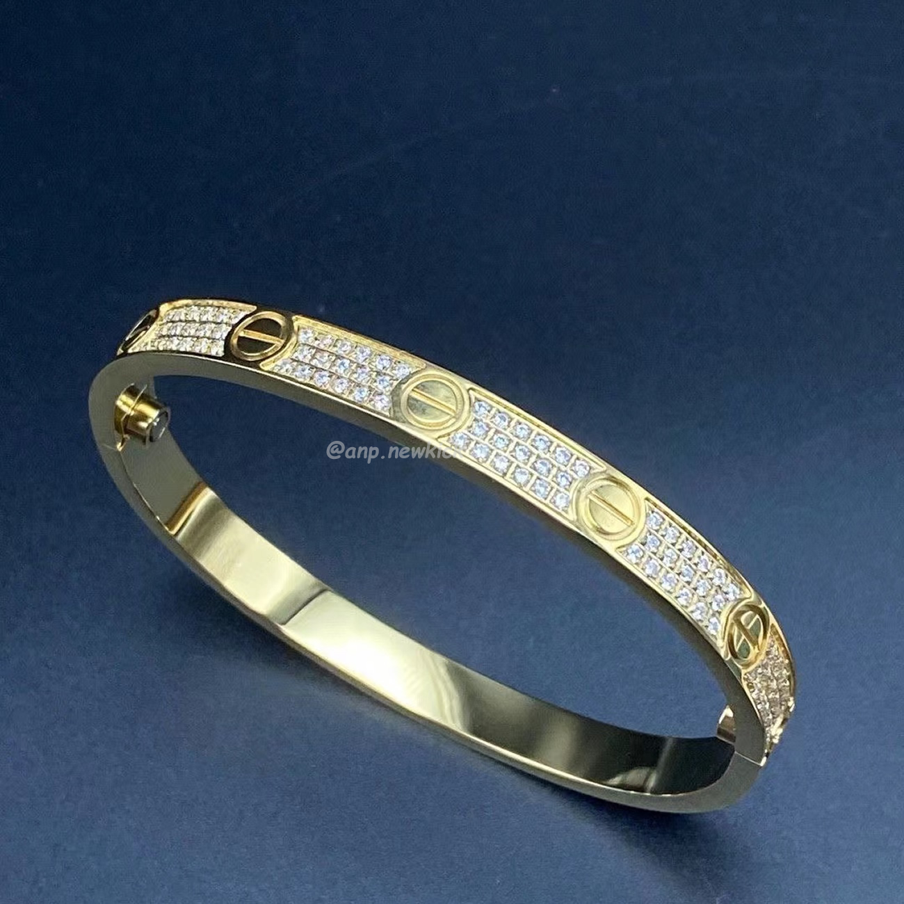 Cartier Bracelet Wide Version Full Sky Star Gold Rose Gold Platinum (2) - newkick.org